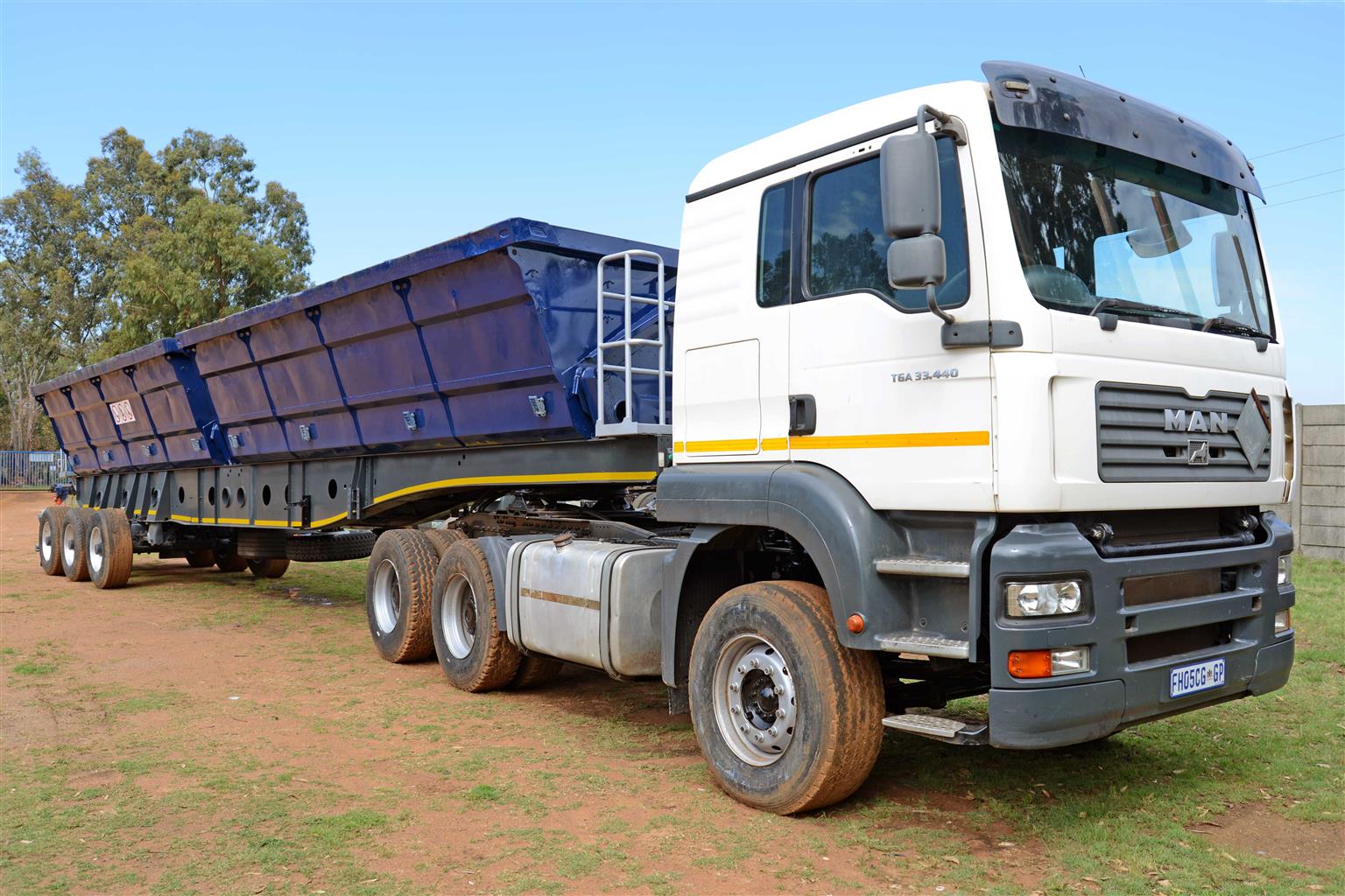 Start Your Own Trucking Business, 34 Ton Side Tippers, Become A Trucker In Gaborone, Botswana